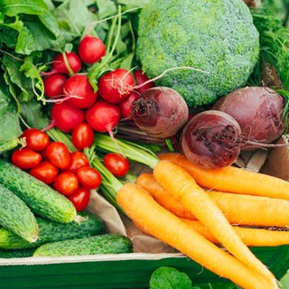 Organic Farmed Vegetables